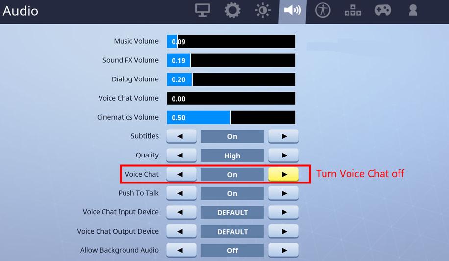how to turn off mic playback